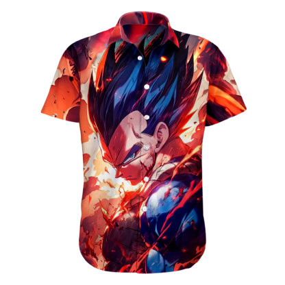 Men Hawaiian Shirt Dragon Ball Zgoku Hawaii Shirt Hawaiian Shirt Anime