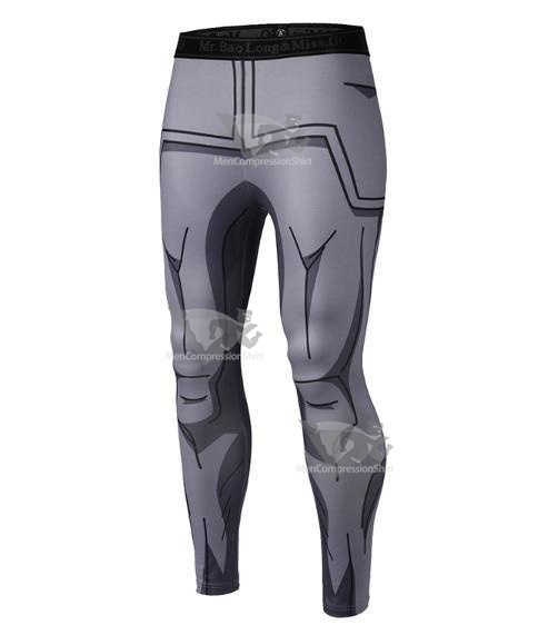 Mens Vegeta Resurrection F Armor Dragon Ball Z Leggings Compression Spats