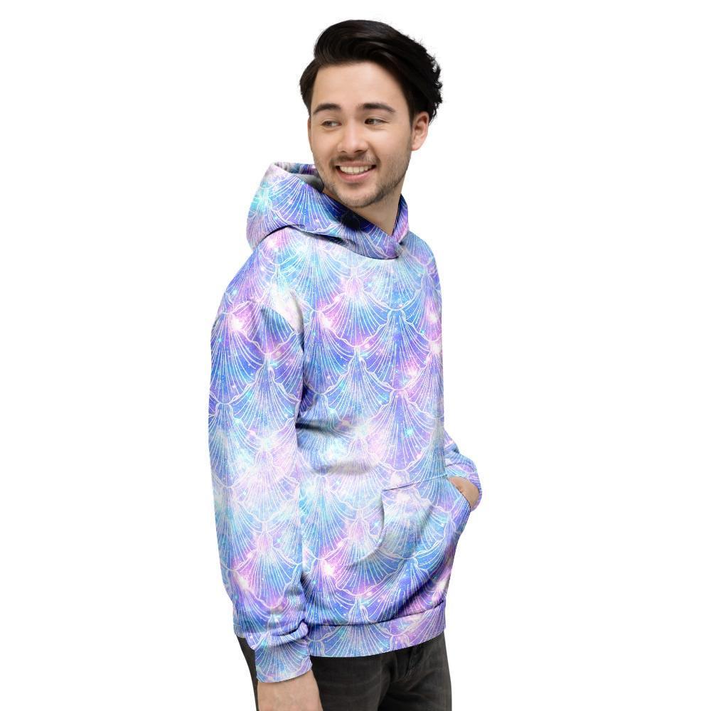 Mermaid Galaxy Space Mens Full Size Hoodie