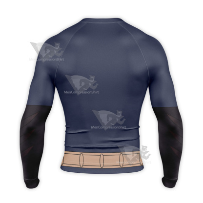 Merry Little Batman Icon Long Sleeve Compression Shirt