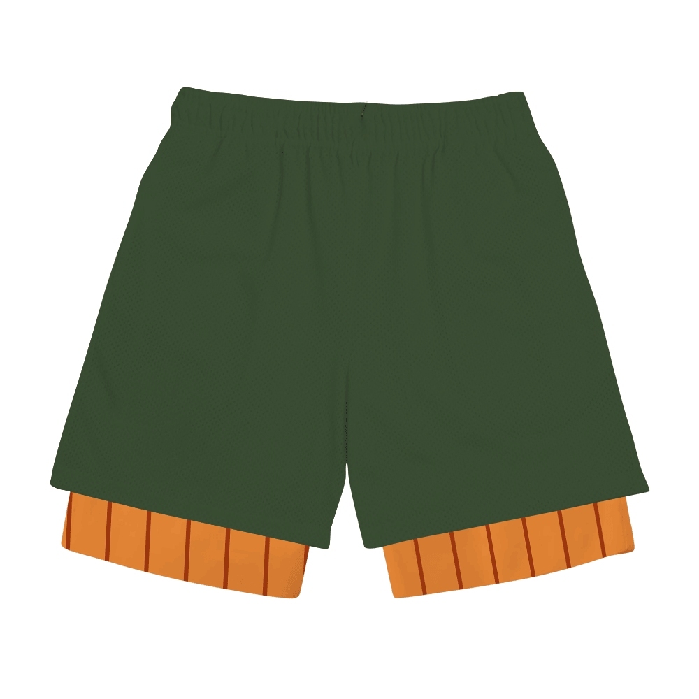 Might Guy Anime Compression Gym Shorts
