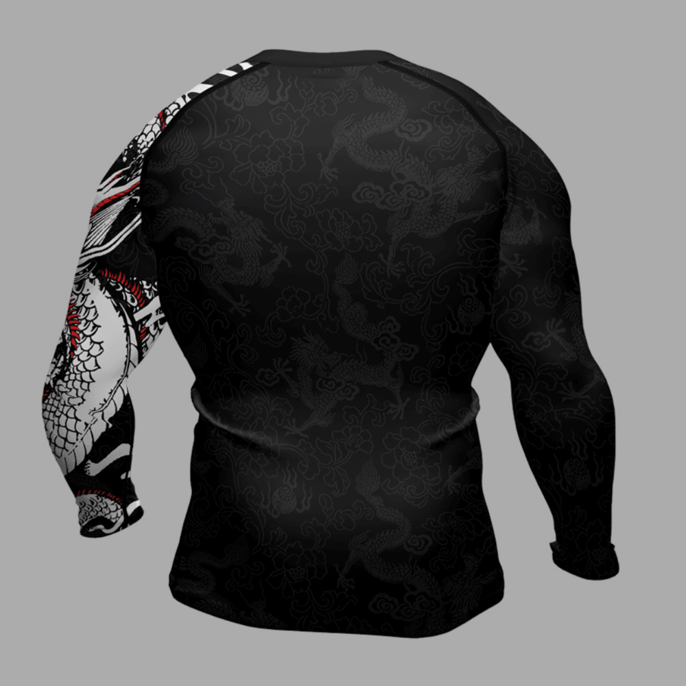 Mighty Dragon Mens Long Sleeve Compression Shirt