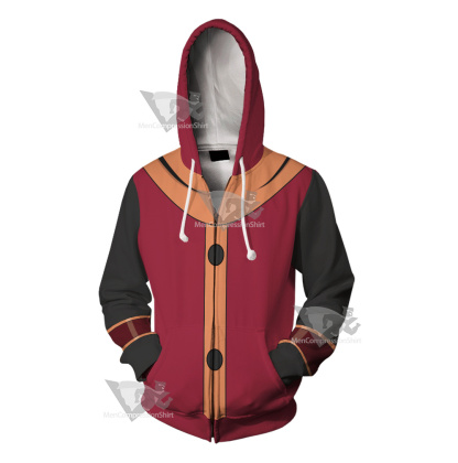 Mighty Magiswords Prohyas Warrior Red Cosplay Zip Up Hoodie
