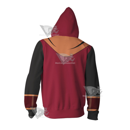 Mighty Magiswords Prohyas Warrior Red Cosplay Zip Up Hoodie