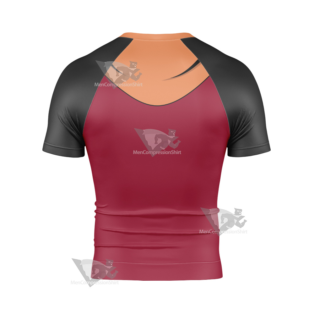 Mighty Magiswords Prohyas Warrior Red Short Sleeve Compression Shirt
