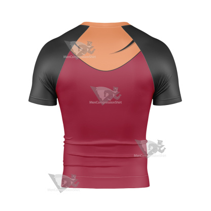Mighty Magiswords Prohyas Warrior Red Short Sleeve Compression Shirt