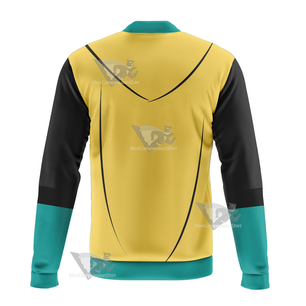 Mighty Magiswords Vambre Warrior Green Cosplay Bomber Jacket