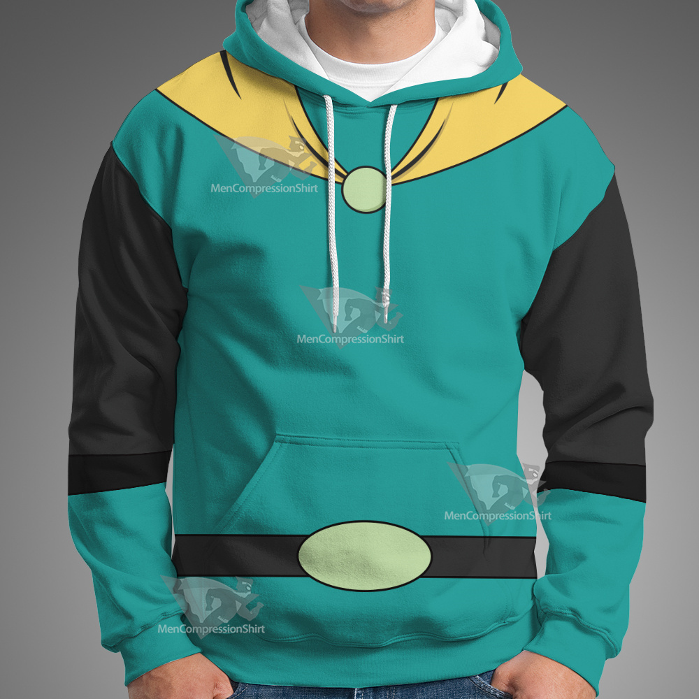 Mighty Magiswords Vambre Warrior Green Cosplay Hoodie
