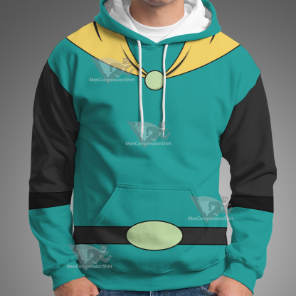 Mighty Magiswords Vambre Warrior Green Cosplay Hoodie