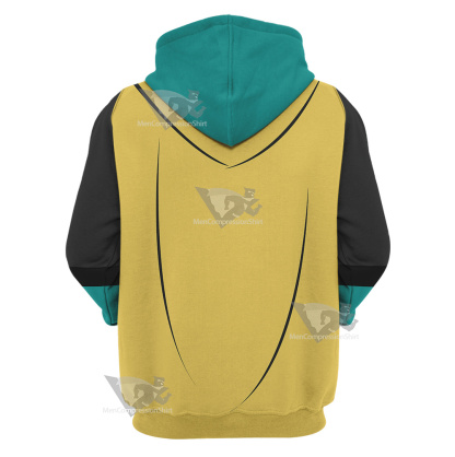 Mighty Magiswords Vambre Warrior Green Cosplay Hoodie