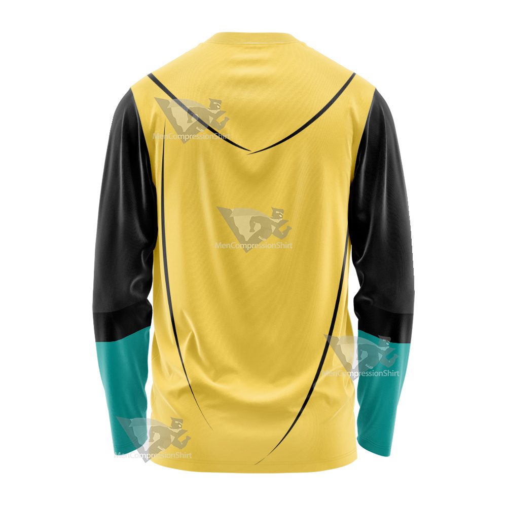 Mighty Magiswords Vambre Warrior Green Cosplay Long Sleeve Shirt