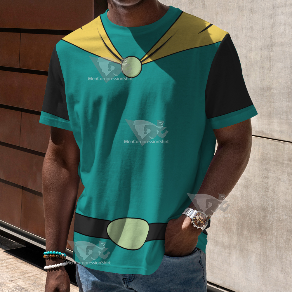 Mighty Magiswords Vambre Warrior Green Cosplay T-Shirt