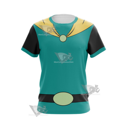 Mighty Magiswords Vambre Warrior Green Cosplay T-Shirt