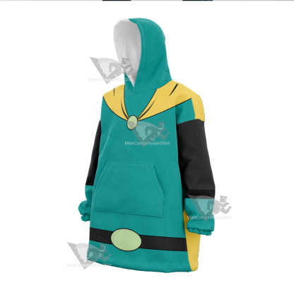 Mighty Magiswords Vambre Warrior Green Oversized Blanket Hoodie