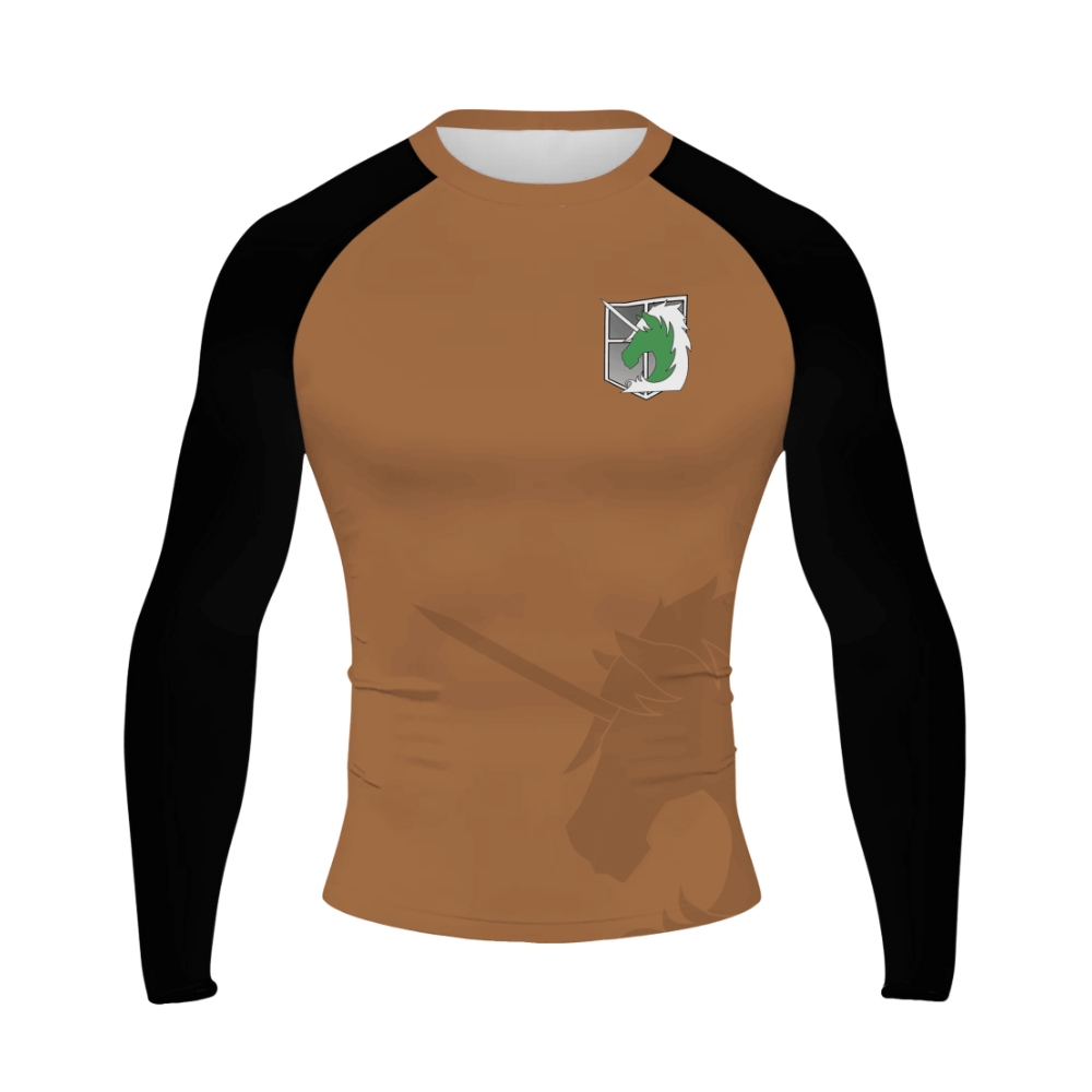 Military Police Brigade Men Long Sleeve Compression Shirt