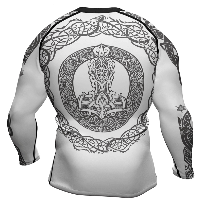 Mjolnirs Might Mens Long Sleeve Compression Shirt