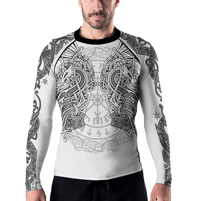 Mjolnirs Might Mens Long Sleeve Compression Shirt