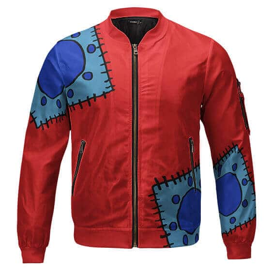 Monkey D Luffy Wano Arc Red Cosplay Anime Bomber Jacket