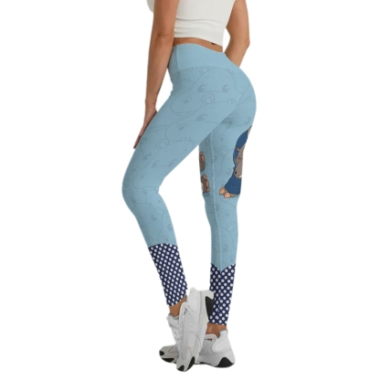 Moo Deng Hippo Choke Women Compression Legging
