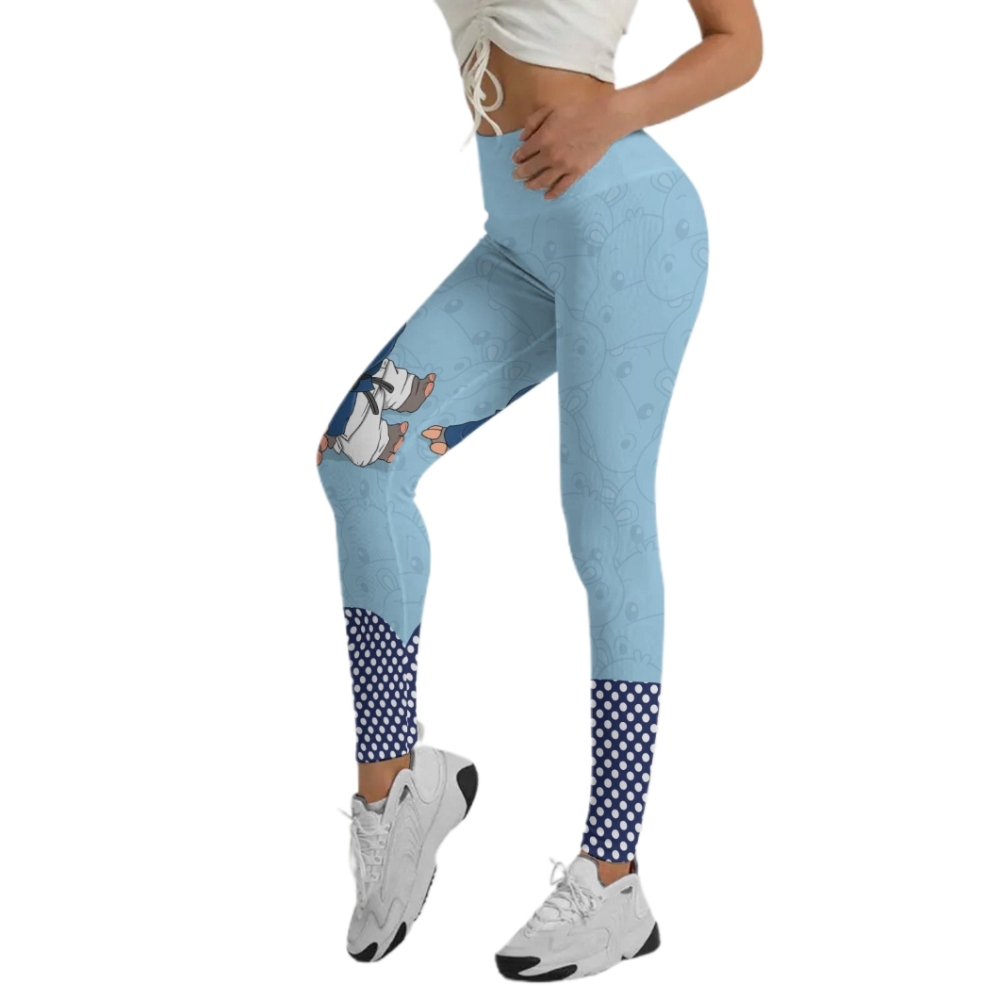 Moo Deng Hippo Choke Women Compression Legging