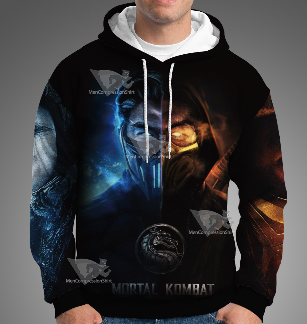 Mortal Kombat Sub Zero And Scorpion Hoodie