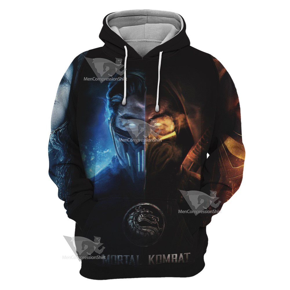 Mortal Kombat Sub Zero And Scorpion Hoodie