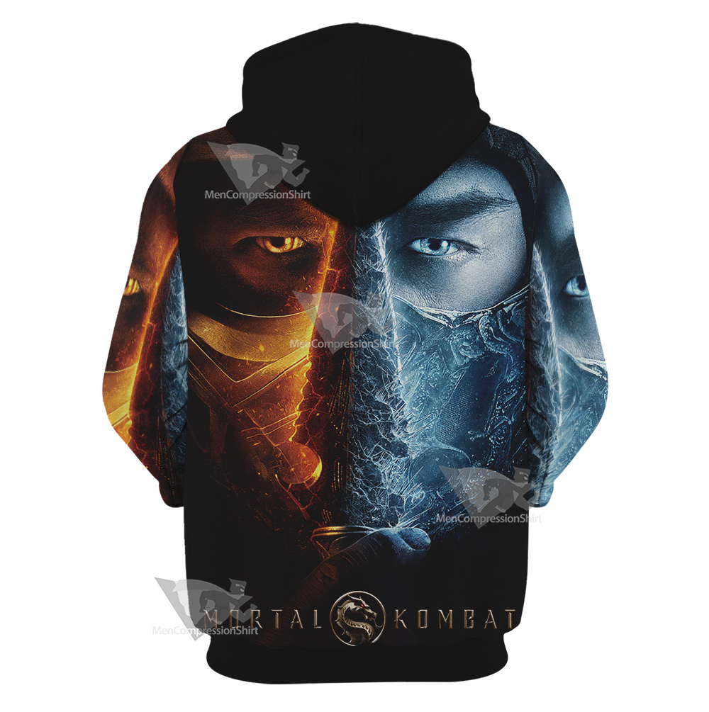 Mortal Kombat Sub Zero And Scorpion Hoodie
