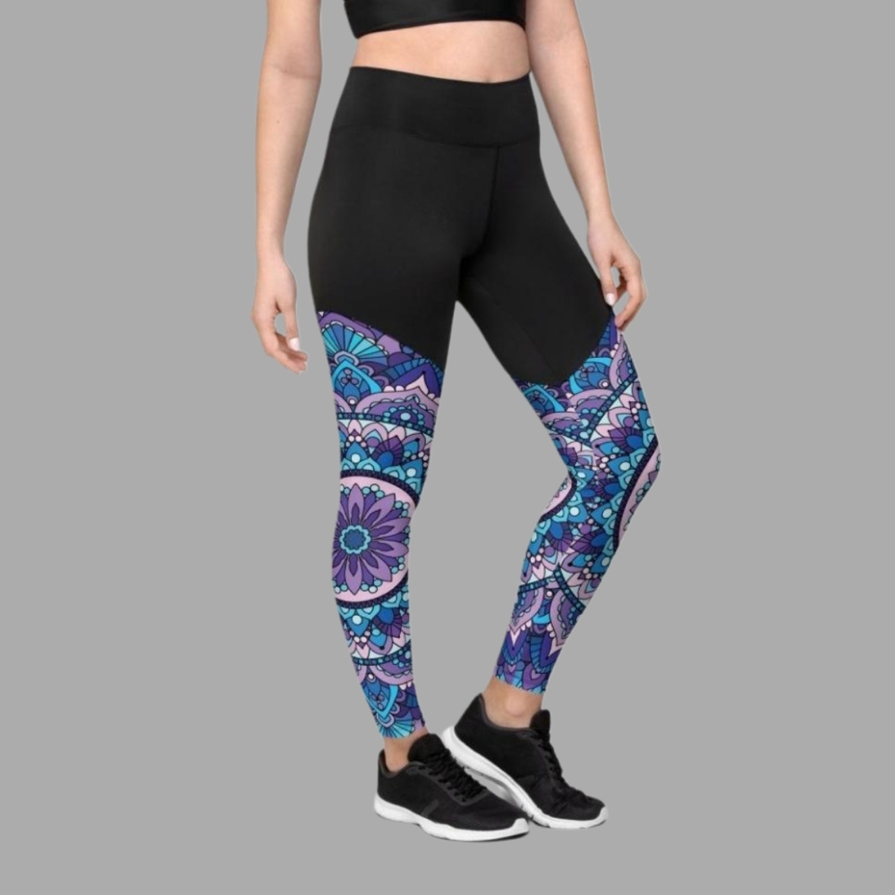 Mosaic Pattern Women Compression Legging