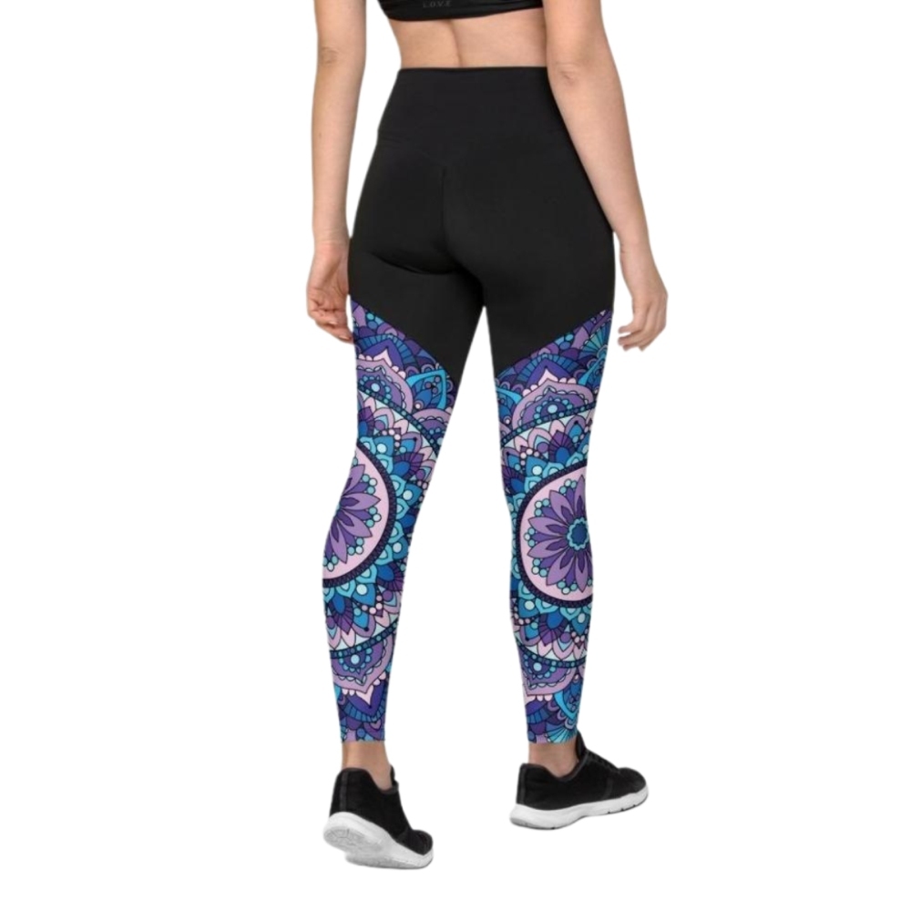 Mosaic Pattern Women Compression Legging