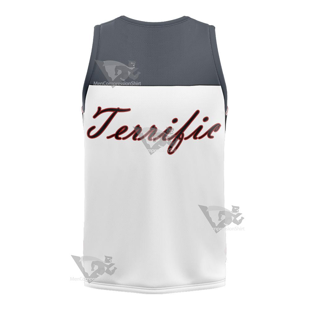 Dc Mr Terrific Grey Cosplay Basketball Jersey