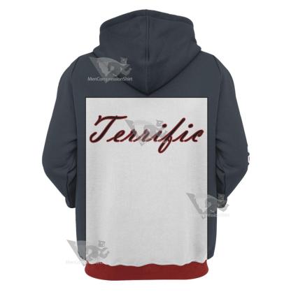 Dc Mr Terrific Grey Cosplay Hoodie