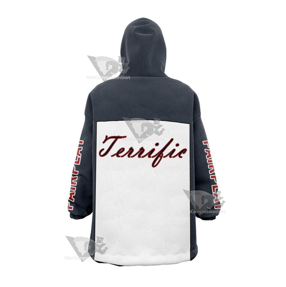 Dc Mr Terrific Grey Cosplay Snug Oversized Blanket Hoodie