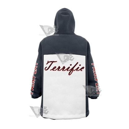 Dc Mr Terrific Grey Cosplay Snug Oversized Blanket Hoodie