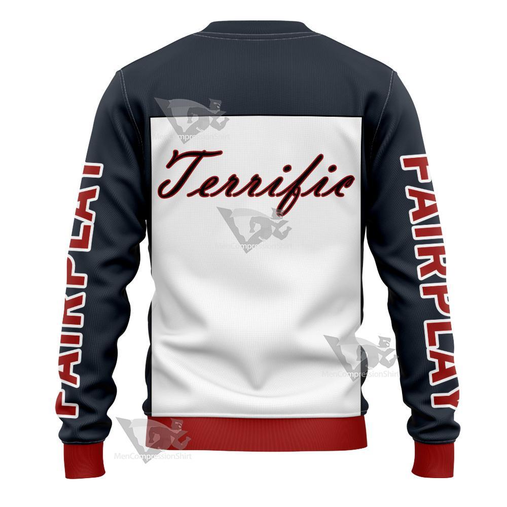 Dc Mr Terrific Grey Cosplay Sweatshirt