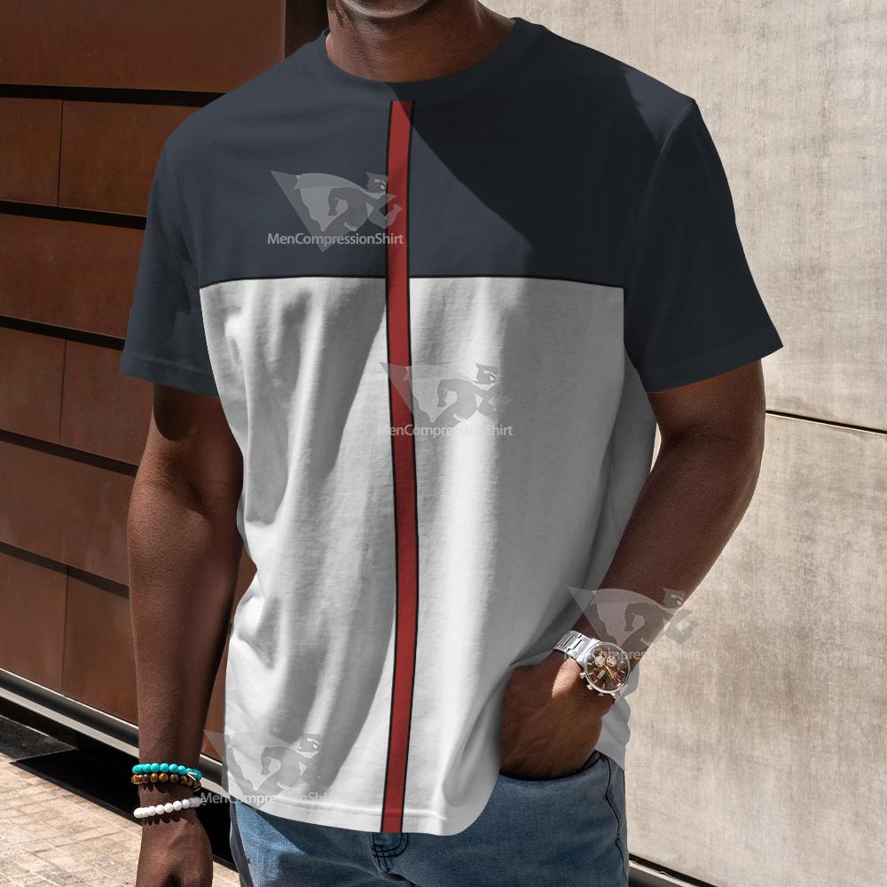 Dc Mr Terrific Grey Cosplay T-Shirt