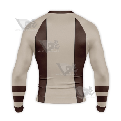 Mushoku Tensei Rudeus Ver Brown Long Sleeve Compression Shirt