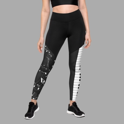 Music Women Compression Legging