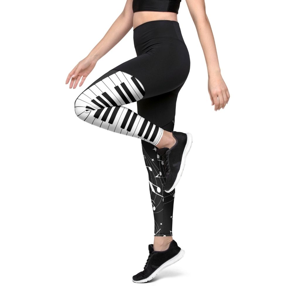 Music Women Compression Legging