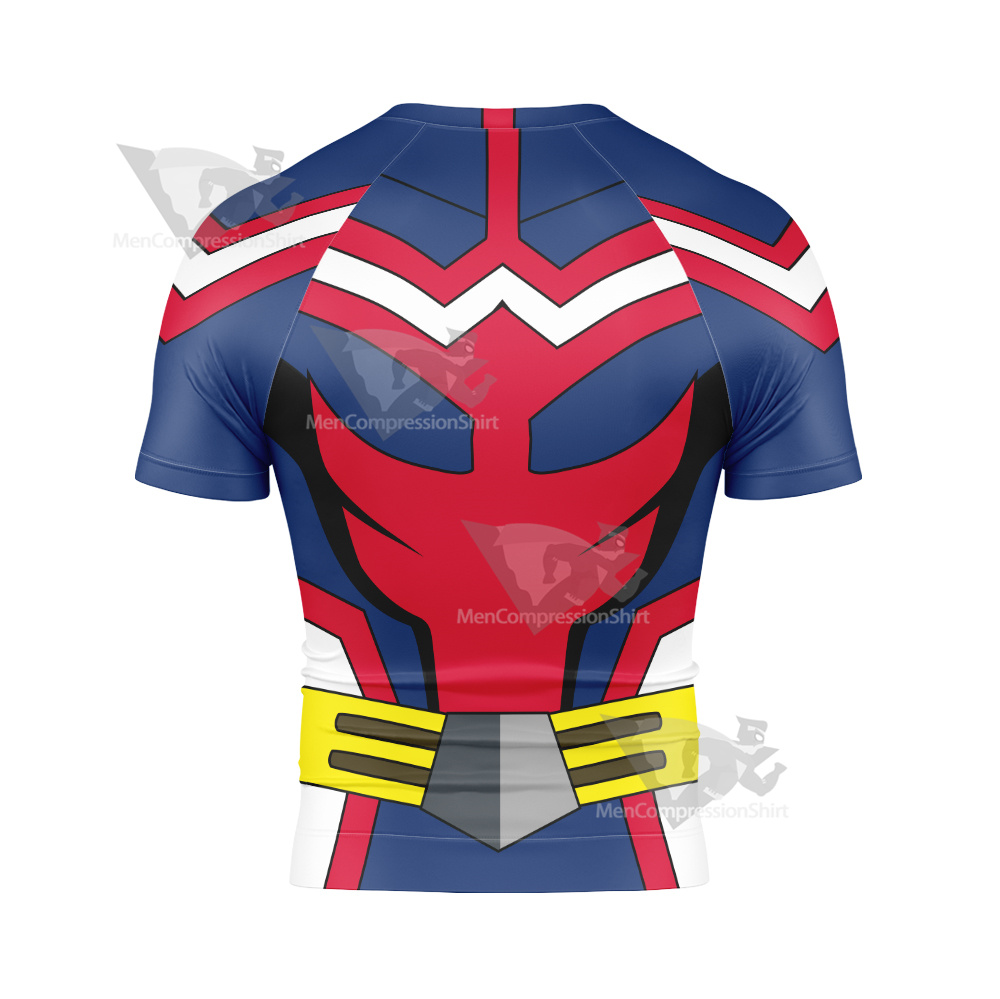My Hero Academia All Might Rash Guard Compression Shirt
