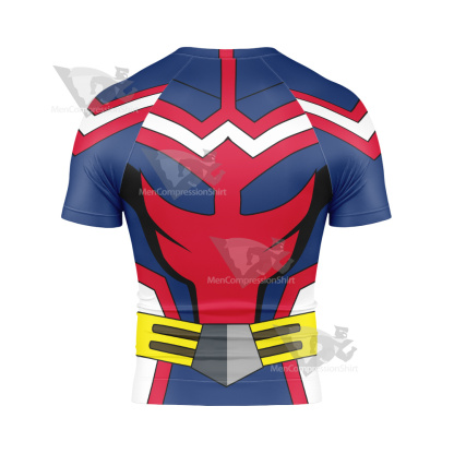 My Hero Academia All Might Rash Guard Compression Shirt