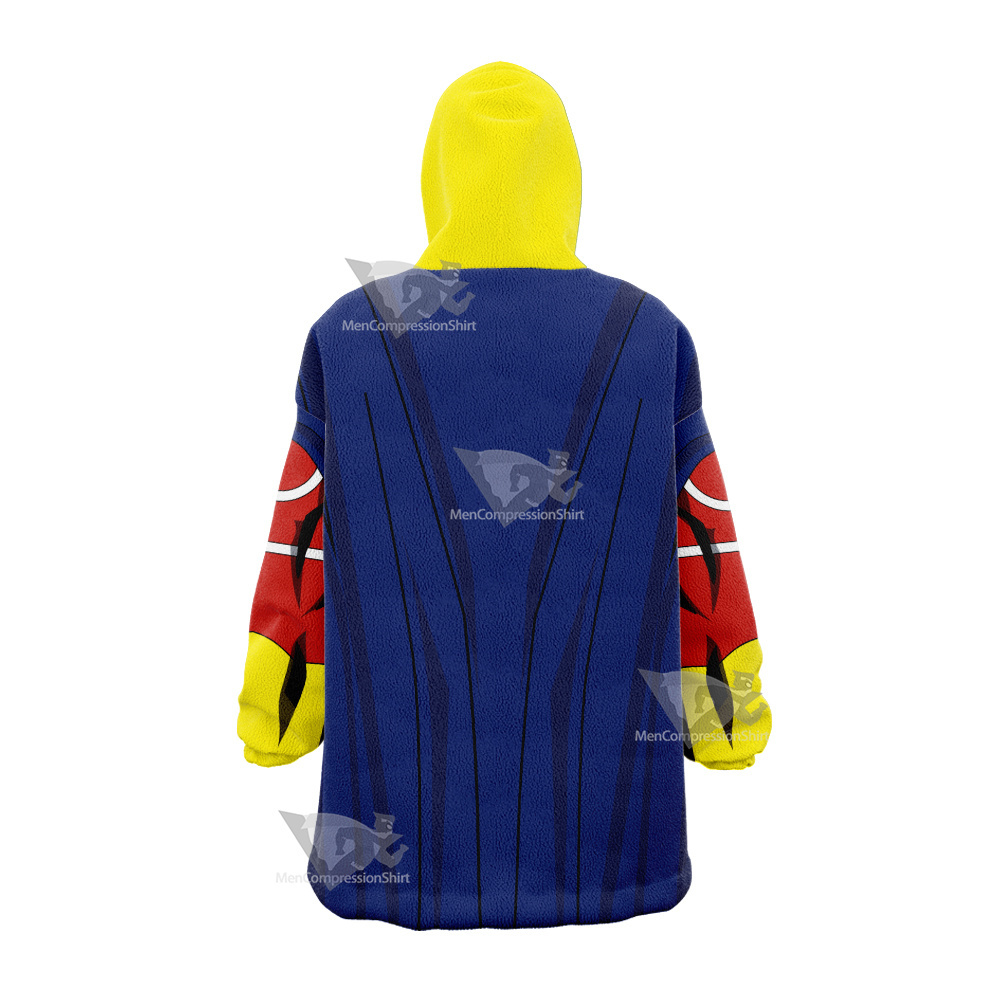 My Hero Academia All Might Toshinori Yagi Red Snug Oversized Blanket Hoodie