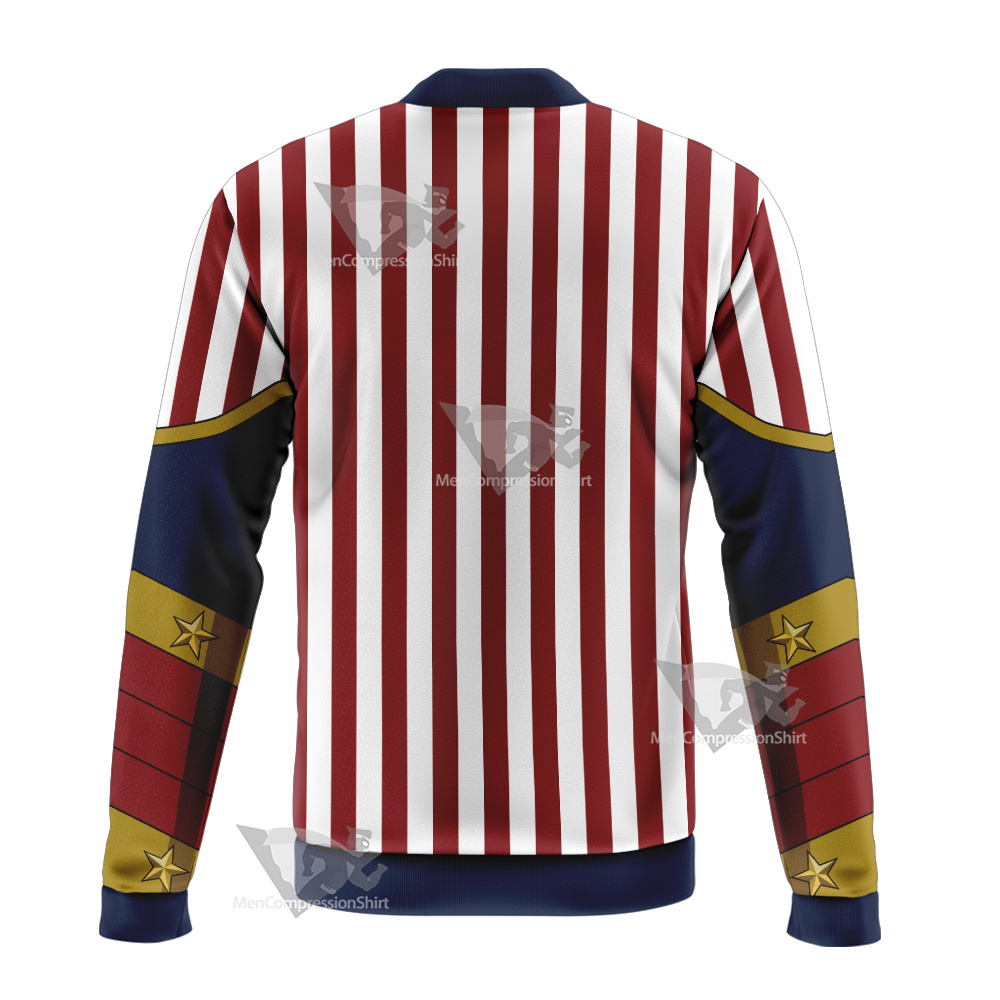 My Hero Academia Cathleen Bate Star And Stripe Bomber Jacket