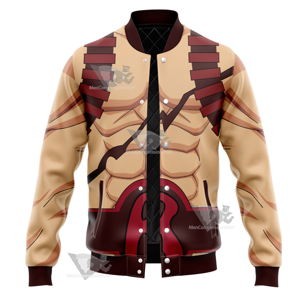 My Hero Academia Eijirou Kirishima Varsity Jacket