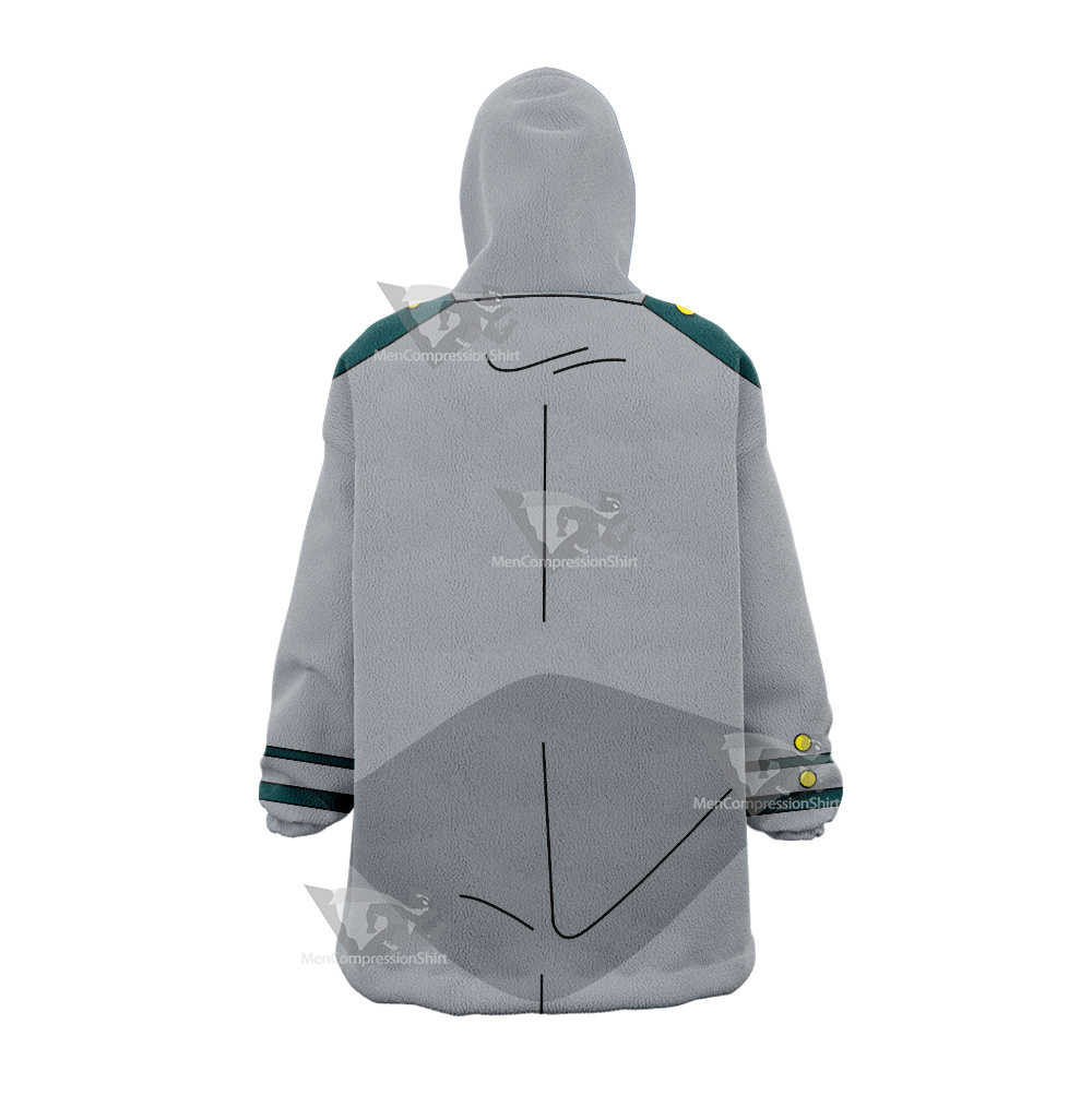 My Hero Academia Izuku Midoriya Deku Red Snug Oversized Blanket Hoodie