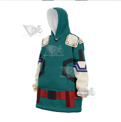 My Hero Academia Izuku Midoriya Deku Snug Oversized Blanket Hoodie