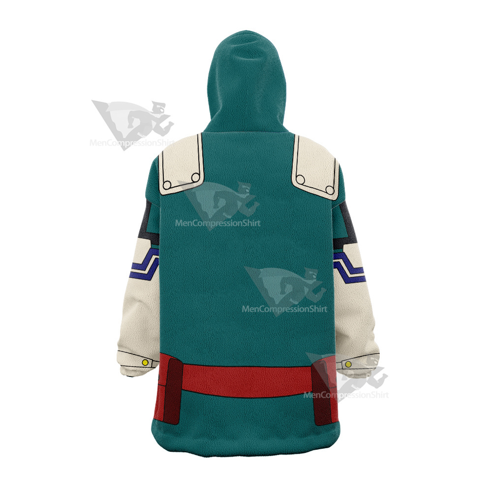 My Hero Academia Izuku Midoriya Deku Snug Oversized Blanket Hoodie