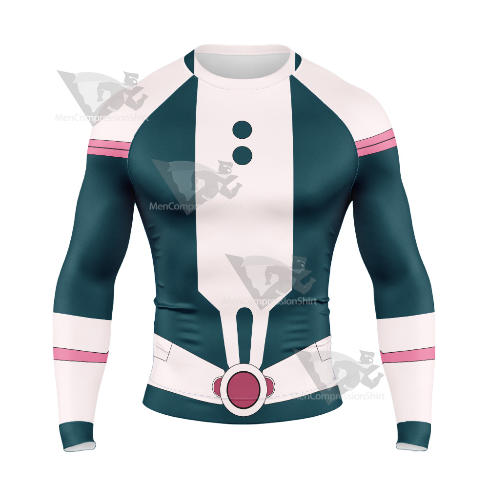 My Hero Academia Ochako Uraraka Long Sleeve Compression Shirt