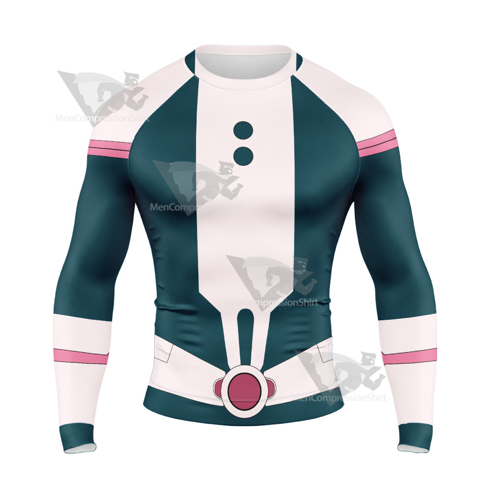 My Hero Academia Ochako Uraraka Long Sleeve Compression Shirt