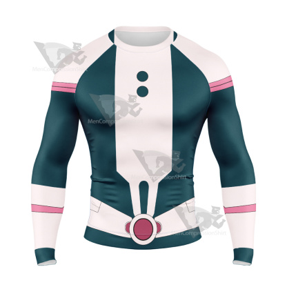 My Hero Academia Ochako Uraraka Long Sleeve Compression Shirt