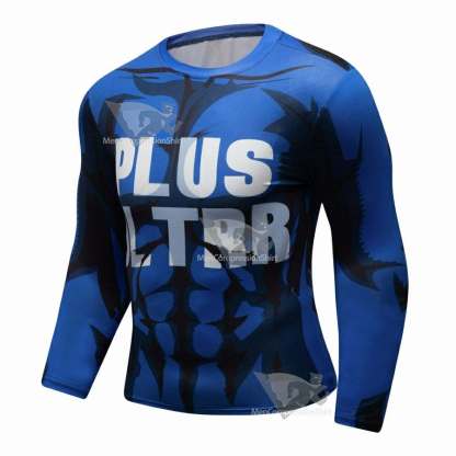 My Hero Academia Plus Ultra Blue Elite Long Sleeve Rashguard